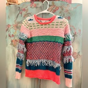 Cat & Jack NWOT kids large 10/12. Colorful, fun,fringed.